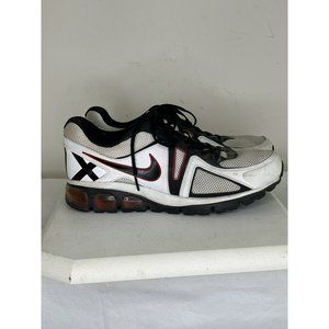 Nike Air Max Agitate 4 Men's Running Shoes White/Black/Red Size 8